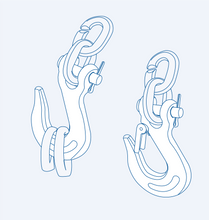 S331X Slip hook (clevis end with safety latch)