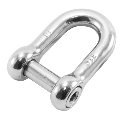 S360CI D-shackle (hexagonal sink pin)