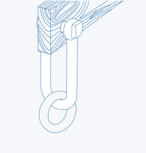 S362B Long D-shackle (square head pin)