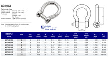 S370CI Anchor shackle (oval sink pin)