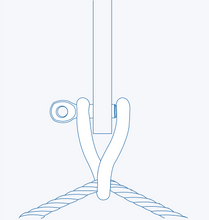 S380LK Twist shackle with locking pin