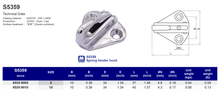 S5359 Spring fender hook