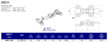 S9211 Cover latch