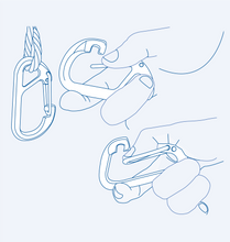 SF2431X Spring snaps - type2 (circular hook with welded bar end)