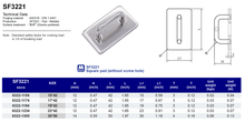 SF3221 Square Pad