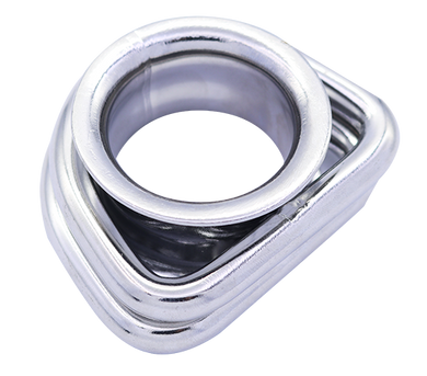 SF3257/2  Double D ring with thimble
