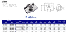 SF511 Simplex clip