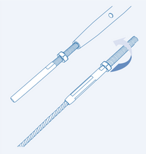 SF7801 Left Threaded Stud Terminal