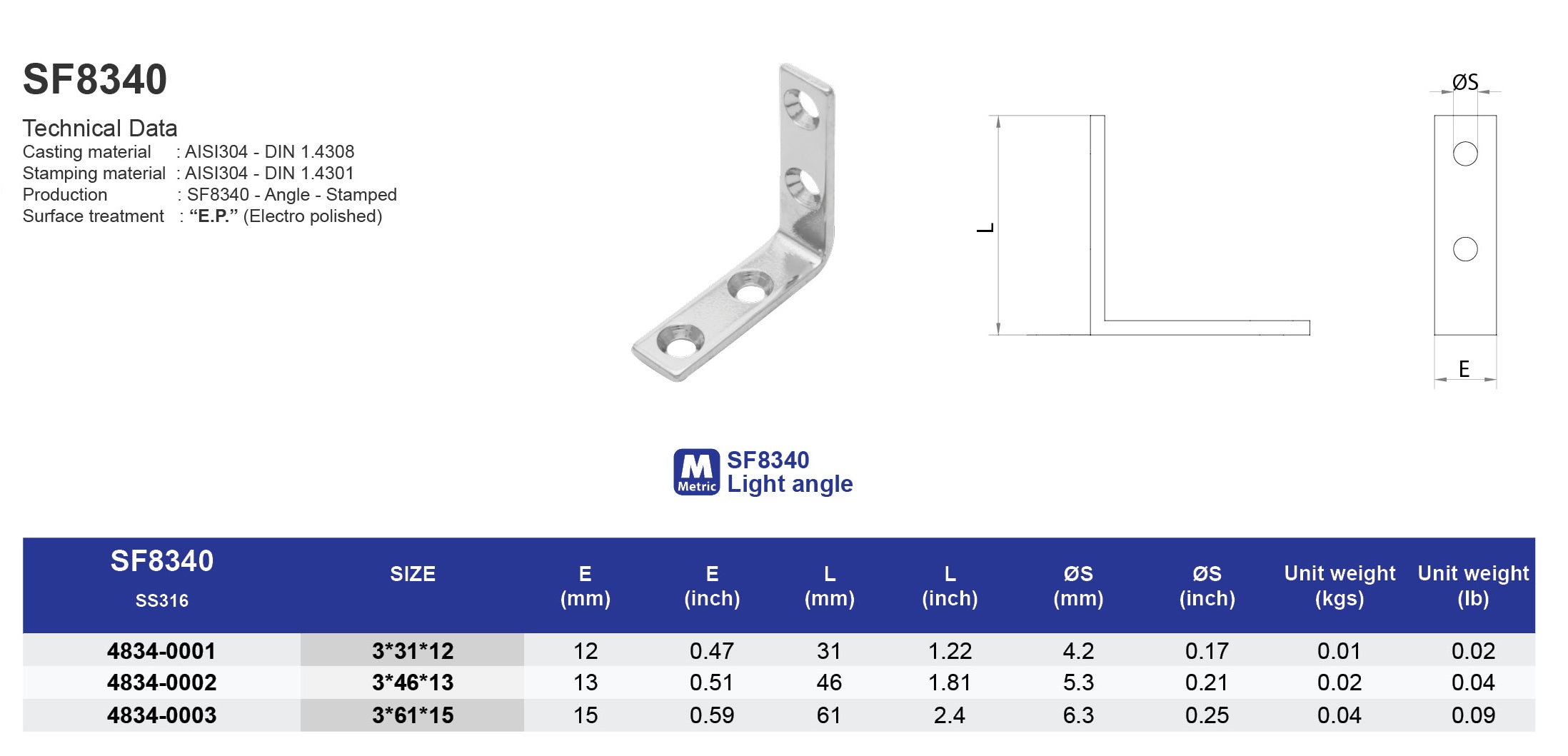SF8340 Light Angle