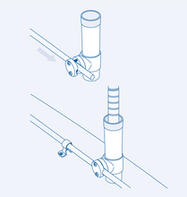 SFG216019 Rail mount fishing rod holder