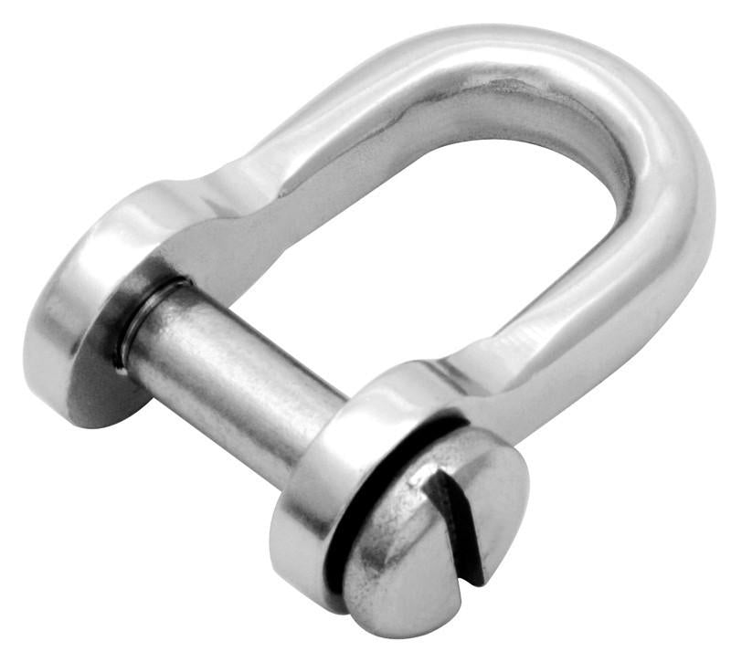 SF361RF Sheet shackle (flat screw pin) - 304